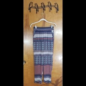 Skies Are Blue Polyester Boho Pants